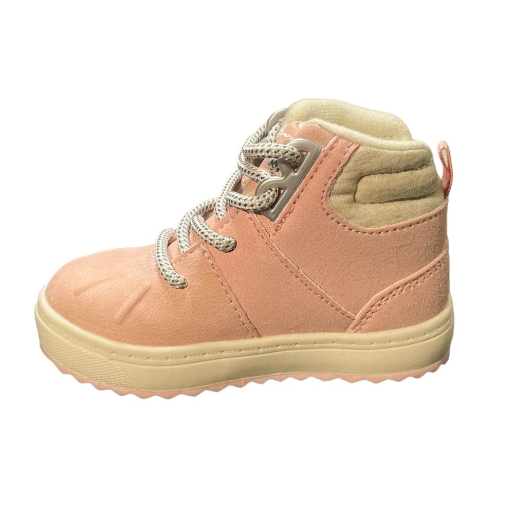 OshKosh B'Gosh Girls Size 5M Toddler Wistman Fashion Hightop Boot Pink Cream